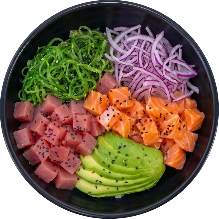 Poke Healthy Mix con salmón y atún frescos